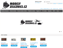 Tablet Screenshot of modelyzeleznice.cz